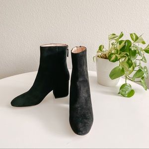 J.CREW suede saddle ankle boot women’s